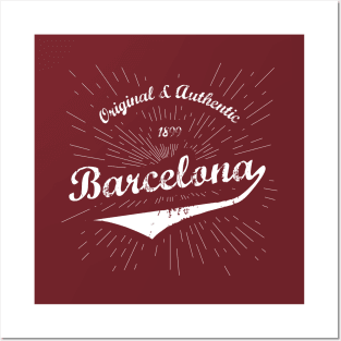 Original Barcelona, Spain Shirt Posters and Art